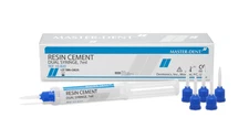 Dental Permanent Resin Cement, Self Adhesive 7 ml Automix Syringe with 6 Tips