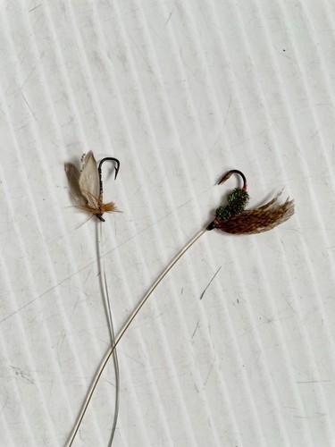2 Sobres Moscas Atadas a Mano De Colección, Pesca con Mosca Tipos Surtidos Aproximadamente 20 en Total - Imagen 11 de 11