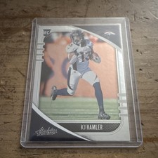 Panini Absolute 2020 KJ Hamler #172 Rookie Denver Broncos NFL Football Card. rookie card picture