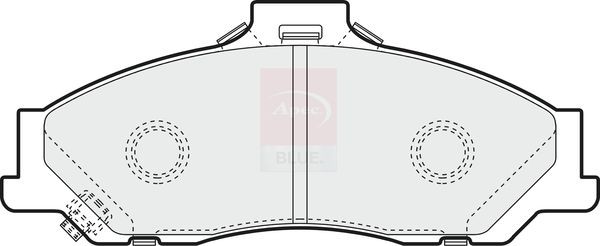 Brake Pads Set fits FORD RANGER ET 2.5D Front 99 to 12 2M342001EA 2M342001FA New - Image 4