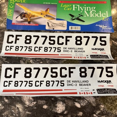 HACKER  BEAVER DHC-2 DE HAVILLAND DECALS