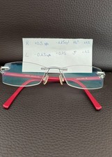 Damen Brille Gleitsichtbrille Box Etui Abele Optik randlos neuwertig entspiegelt