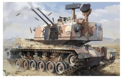 Takom Maßstab 1:35 American M247 Sergeant York Anti-Aircraft Tank Plastikmodell Ki