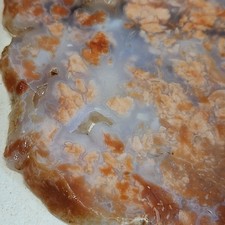 Cotton Candy Agate slab. Great pink color, pattern 5" x 5 1/2" x 1/4" 7.8 OZ