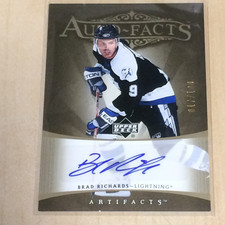 2005-06 UPPER DECK ARTIFACTS AUTO-FACTS - BRAD RICHARDS AF-BR 017/100