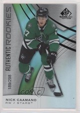 2019 Upper Deck SP Game Used Authentic Rookies Rainbow 189/298 Nick Caamano 0e3