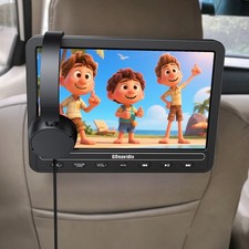 10.1" Portable Car DVD Player 5-Hour Rechargeable Battery USB HDMI with Headsets