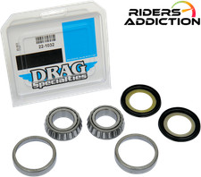 Drag Neck Stem Post Bearing & Race Kit Replaces for Harley 48300-60 48315-60