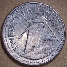 Barbados - 2004 - 25 cents