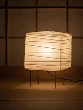 AKARI 3X Isamu Noguchi Lamp Shade Set Washi Paper Authentic Japan AC100V