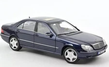 NOREV - MERCEDES S55 AMG 2000 metallic blue - 1/18 - NOREV183817