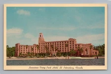 Luxurious Vinoy Park Hotel St Petersburg Florida Vintage Postcard