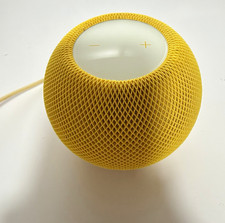 Apple HomePod mini Smart Speaker with Siri - Yellow Fabric Mesh Sphere