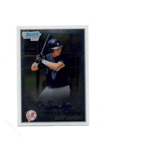 2010 Bowman Chrome - Prospects Gary Sanchez Autographs RC #BCP207 Yankees