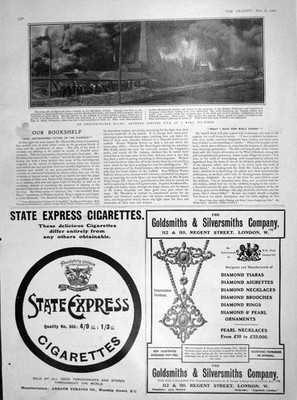 Old Antique Print 1905 Fire Oil Field Baku Bibi-Eibat Mantascheff Derrick 20th