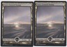 2X FULL ART SNOW-COVERED SWAMP MODERN HORIZONS MTG MAGIC N-MINT NEVER PLAYED#252