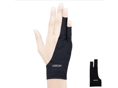 Wacom Drawing Glove, Black, 3-Pack