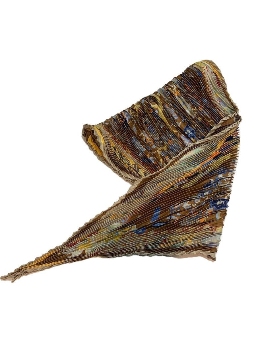 HERMES Kare 90 Silk Scarf Brown Total Pattern Womens Luxury Fashion Accessory