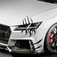 Universal Car Lamp Eyebrow Sharp Claw Stickers Headlight Pvc Decals For Audi Alf Universal Car Lamp Eyebrow Sharp Claw Stickers Headlight Pvc Decals For Audi Alf