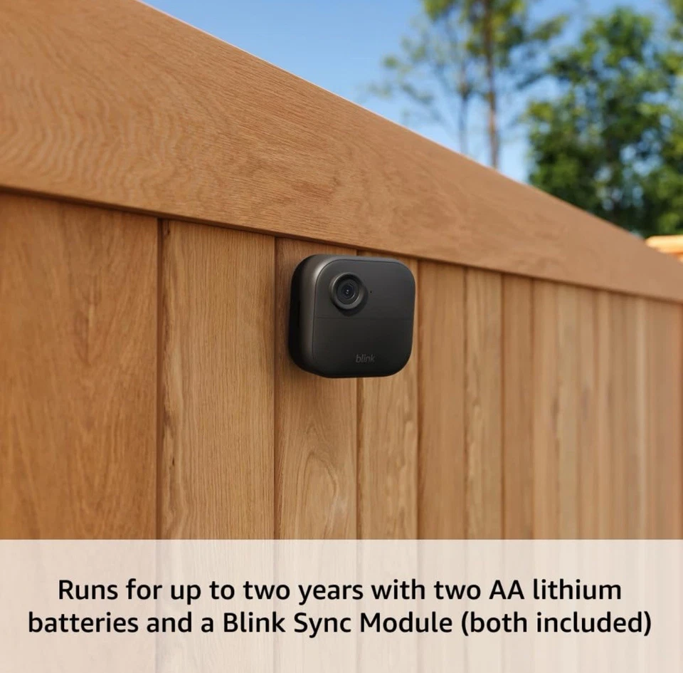 Blink Outdoor 4 Wireless Smart Security Camera, 2 Yrs Battery, 3 Cameras, Newest - Image 3 of 4