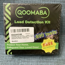QOOMABA Lead Test Kit – 1 Bottle Testing for Dishes & Paint, Toys Free Lab Test