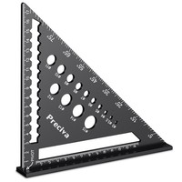 Winkelmesser Multifunktional Metall Aluminium 18Cm 45 90 Grad FüR Tischler
