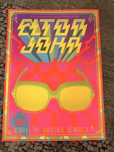 kii Arens Elton John Concert Print 2014 Staples Center
