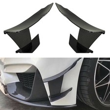 6tlg Kohlefaser ABS Auto Front Stoßstange Lip Splitter Fins Spoiler Canards kit