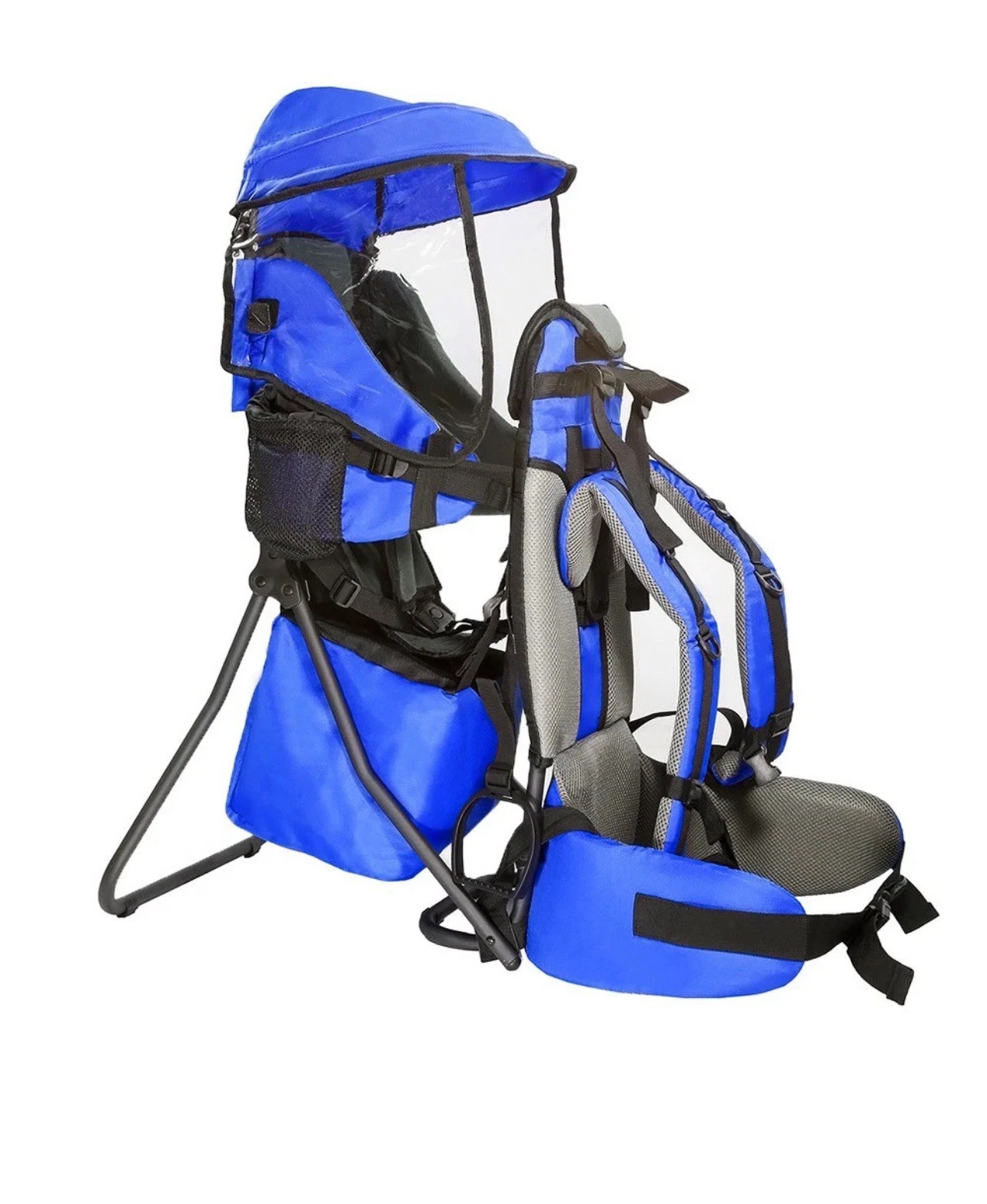ClevrPlus CC Hiking Child Carrier Baby Backpack Camping for Toddler Kid, Blue