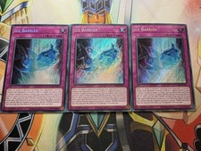 Yugioh! 3x Ice Barrier Playset - RA01-EN071 1st Edition Secret Rare - English