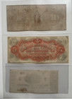 1800’s Louisiana Obsolete Banknotes Lot  of 3 New Orleans $10 Shreveport $5, $1 — photo 3