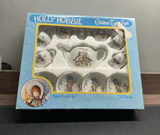 Holly Hobbie 12-Piece China Tea Set 1985 MPN No. 3223 Ages 8