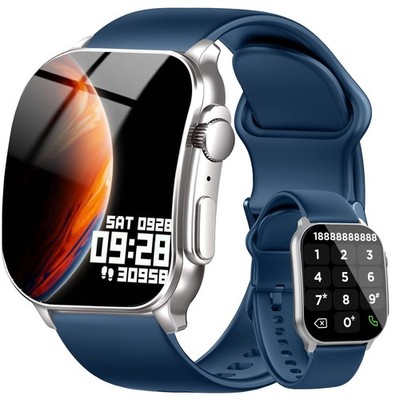 Smart Watch, 2.01'' AMOLED Curved Touchscreen Fitness Watch, IP68 Waterproof, ...