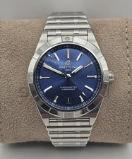 Breitling Chronomat Automatic 36 Blue Dial A10380101C1A1 Box & Papers