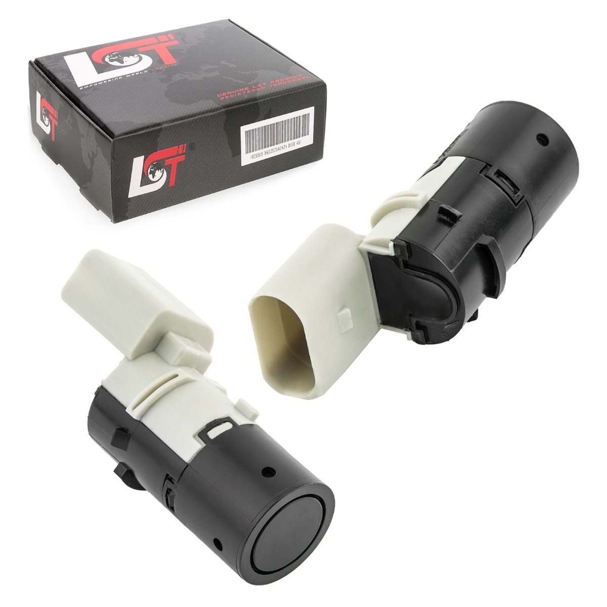 2X PDC Sensor Parking Sensor Ultrasound Rear For AUDI A6 C6