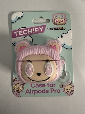 Techify Cutie Pals AirPods Pro Case - Pink Cutie NEW