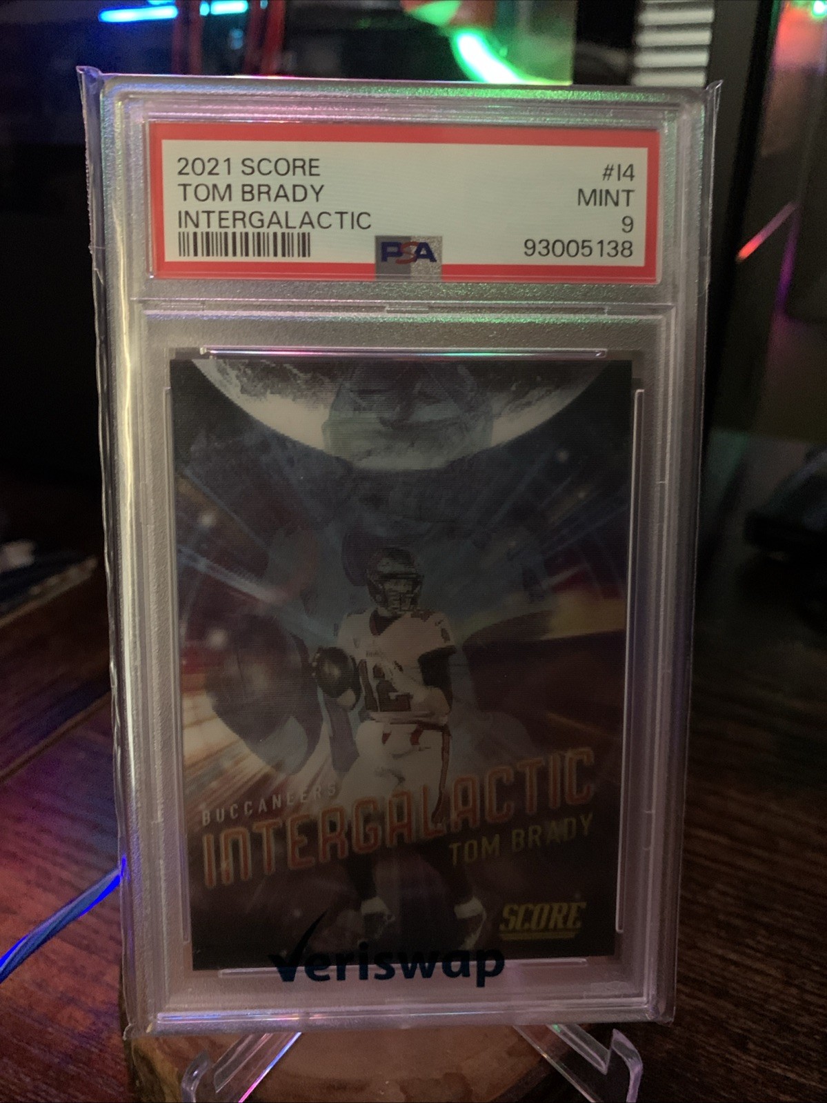 2021 PANINI SCORE INTERGALACTIC #I4 TOM BRADY PSA 9