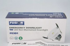 Fusion 1W LED Non Maintained Emergency Downlight White-FE3D1- NEW