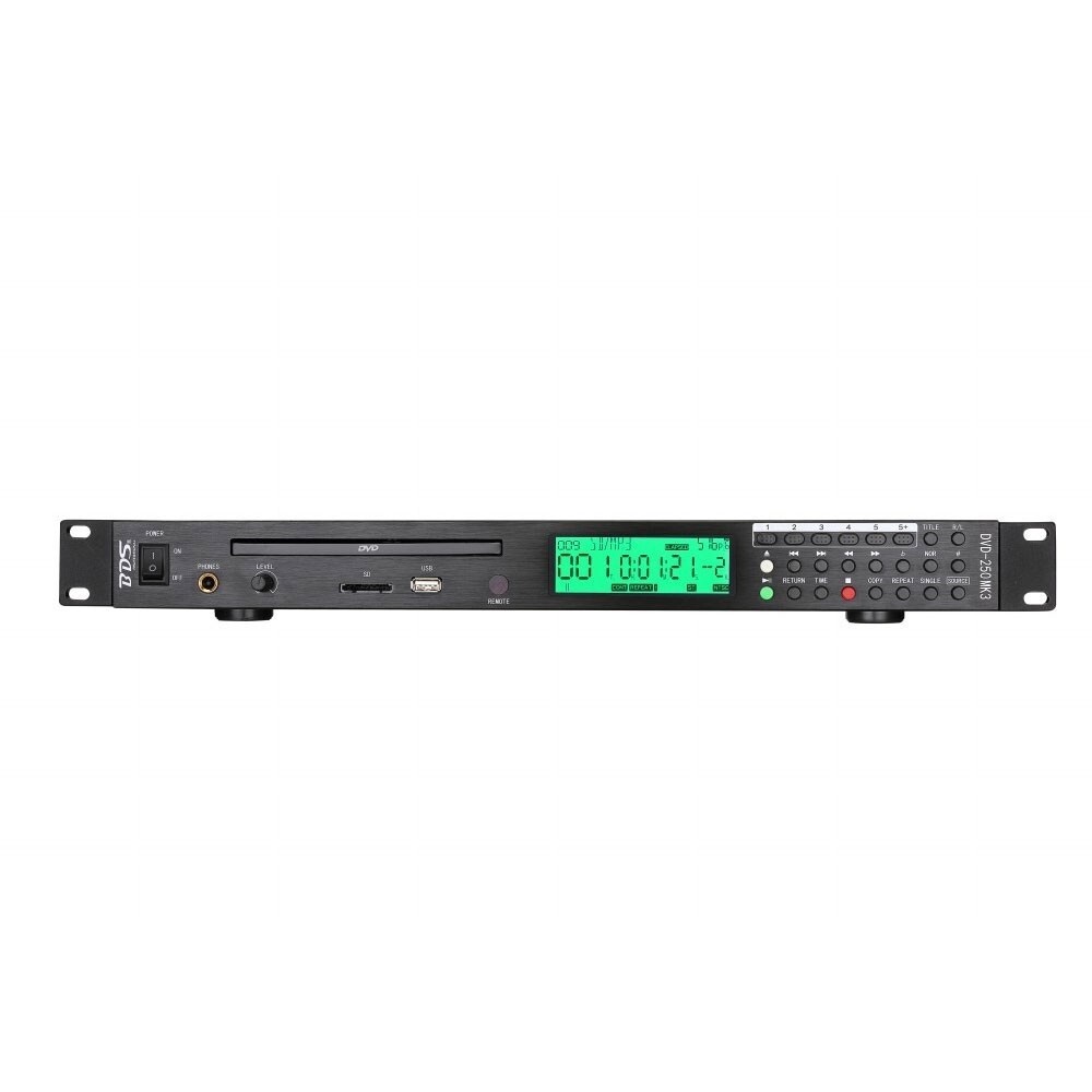 1u Rack Mount Single Dvd Usb Sd Music Player Lcd Screen Ot