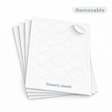 Removable Round Labels | A4 Low Tack Self Adhesive