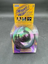 Vtg Uncle Milton Whirl Wind Air Powered Gyro-Top - Rare Iridescent Gyroscope 