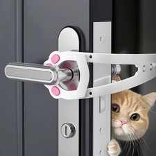 Cat Door Holder Latch Adjustable Prevents Dog Enter Elastic Gate Lock Flex Latch