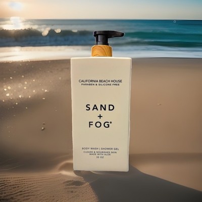 Sand + Fog California Beach House Nourishing Body Wash with Aloe Vera 32 fl oz
