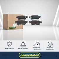 Bremsbelagsatz Scheibenbremse Hinten RAP Brakes R P1344 FüR KIA