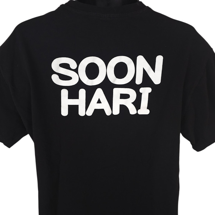 Camiseta Soon Hari Soju Para Hombre Talla Grande Negra Chum Churum Corea del Sur
