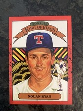 1990 Donruss NOLAN RYAN Diamond Kings #665 Rangers HOF