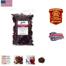4oz Dried Hibiscus Flowers for Tea  Cooking - Ayurvedic Health Benefits