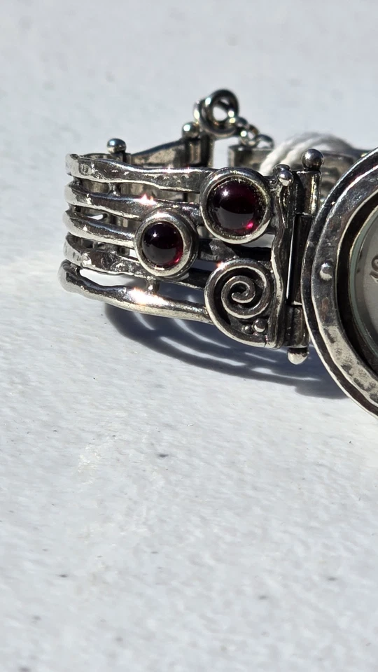 Часы Shablool из чистого серебра. 925 Ручной Hamared браслет. Новый аккумулятор - Изображение 2 из 4