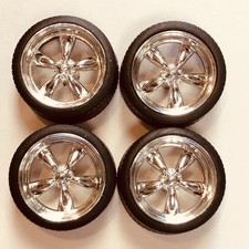Pegasus 124 Rim Tire Set 1274 Ts Chrome 19 Wheels 4