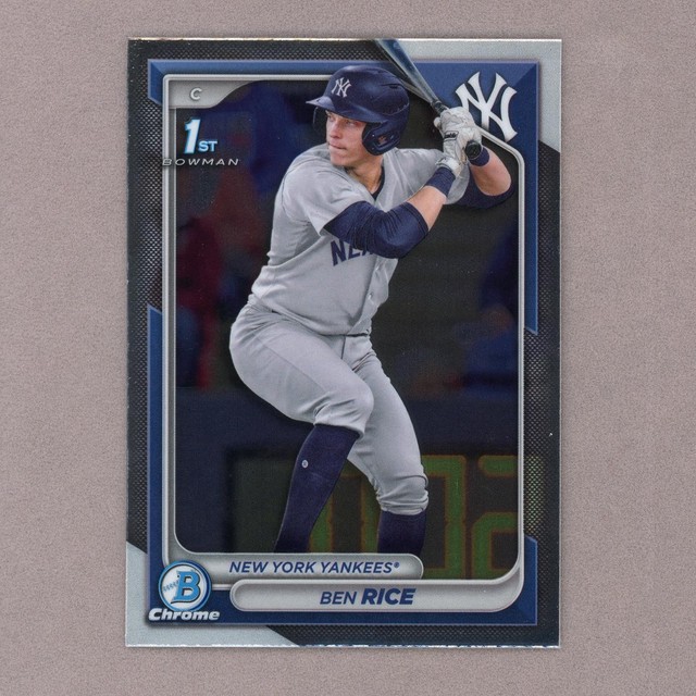 2024 Bowman Chrome Ben Rice 1st Bowman - New York Yankees